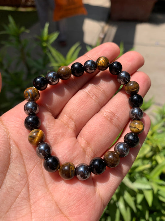 Triple protection bracelet