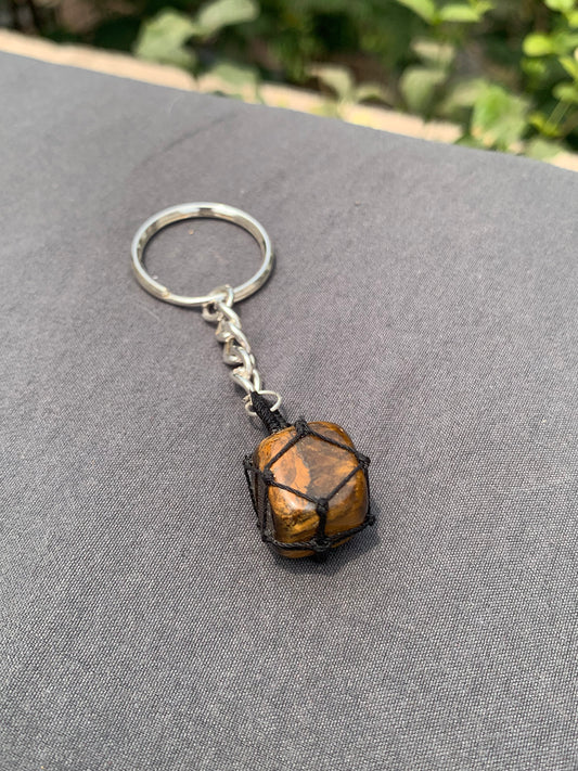 Tiger eye keychain
