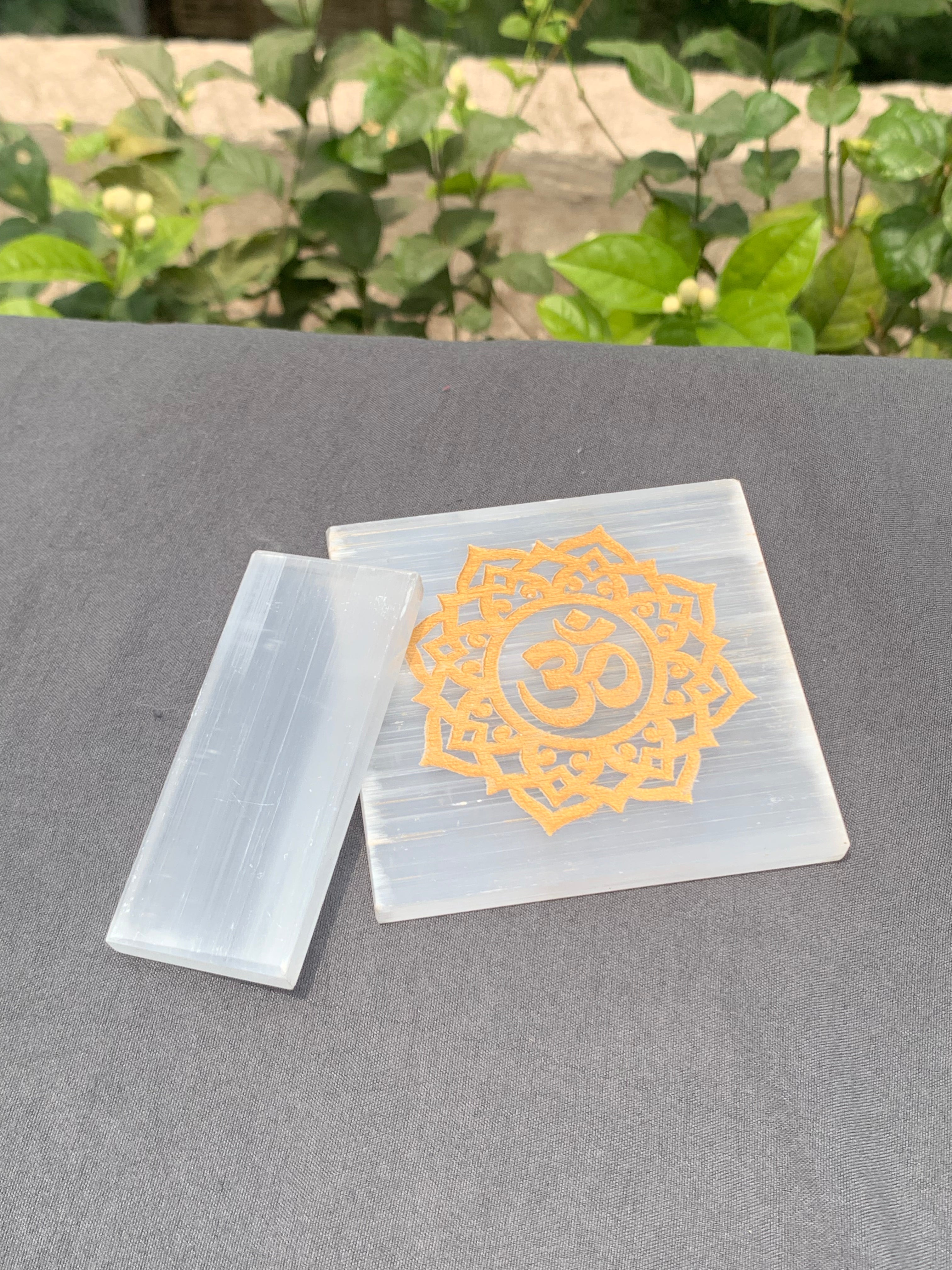 Selenite Charging Plates