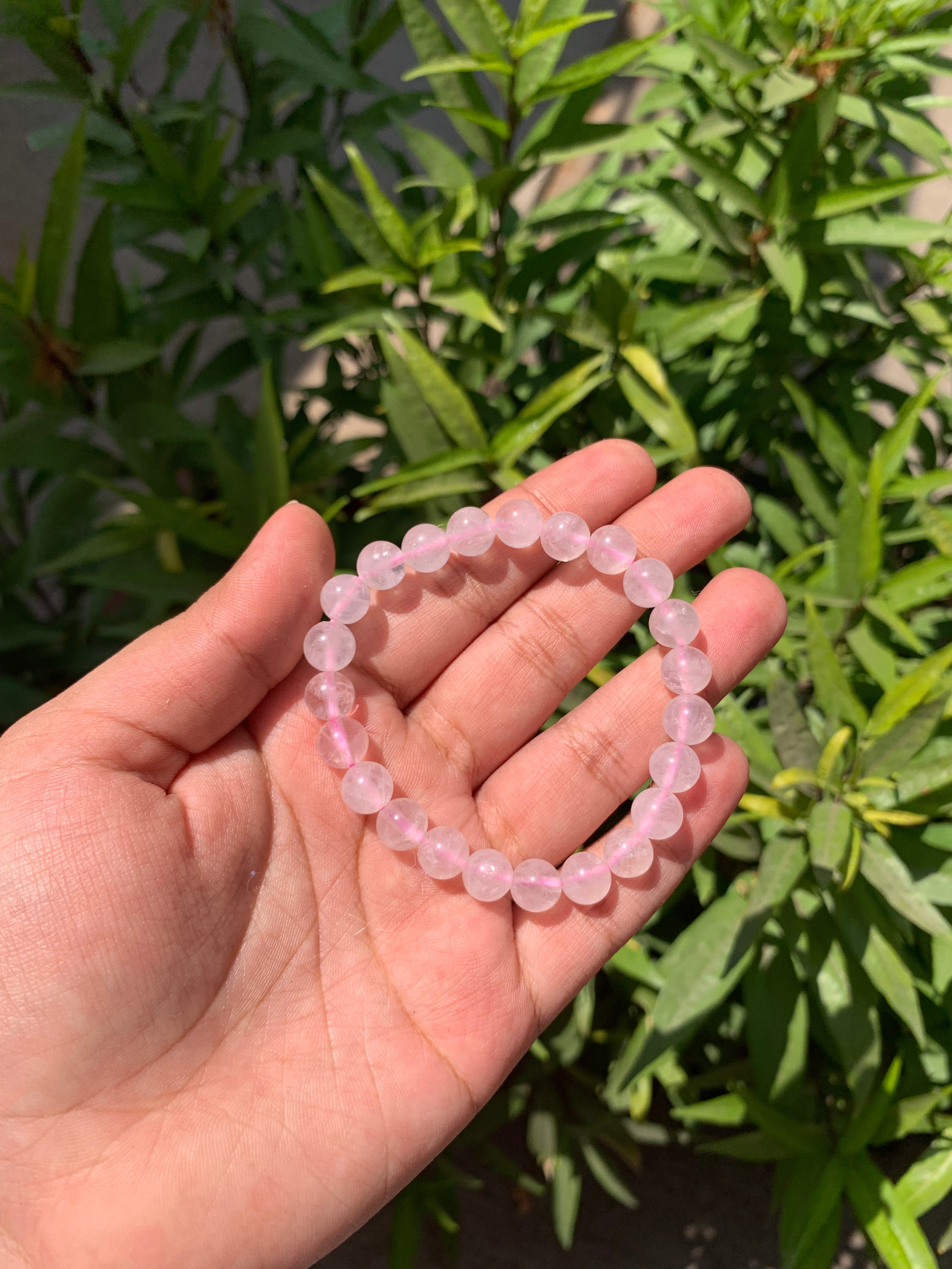 Rose quartz bracelet