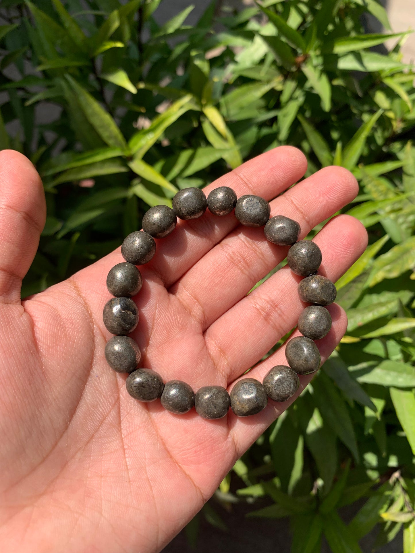 Premium pyrite bracelet