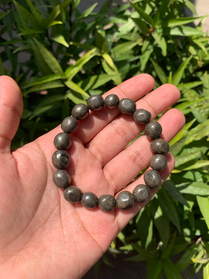 Premium pyrite bracelet