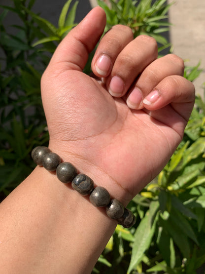 Premium pyrite bracelet