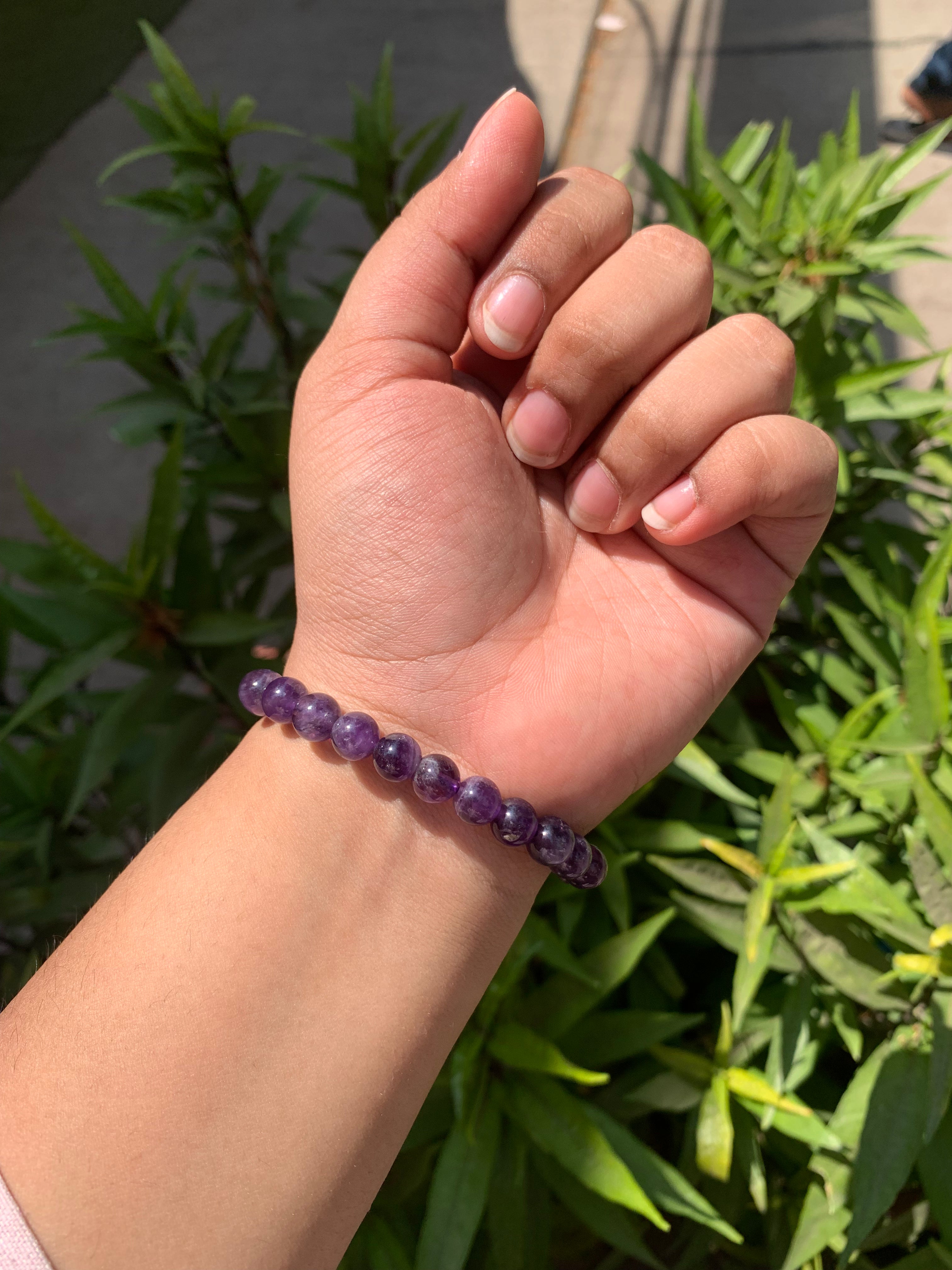 Amethyst bracelet(10 mm )