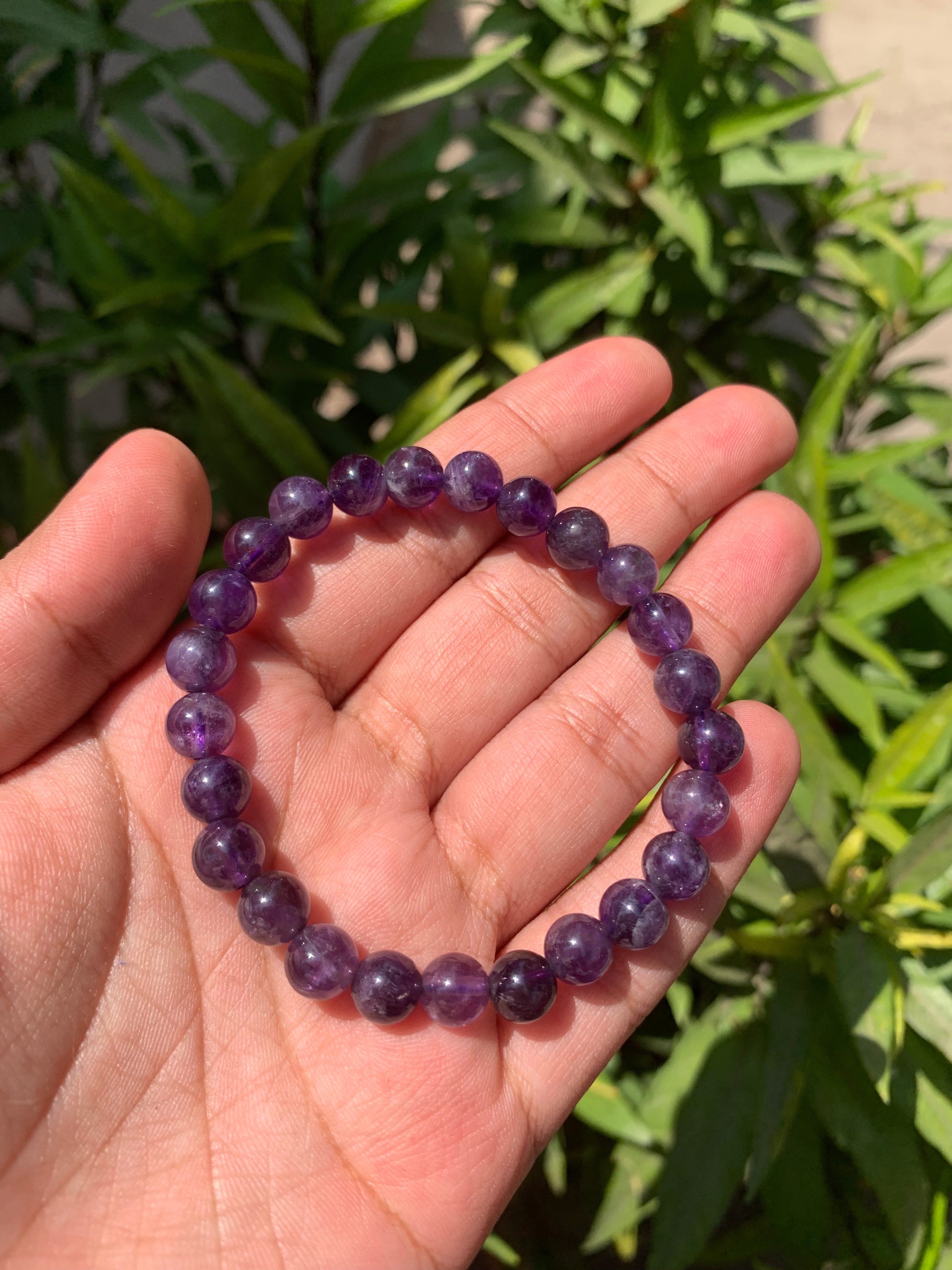 Amethyst bracelet(10 mm )