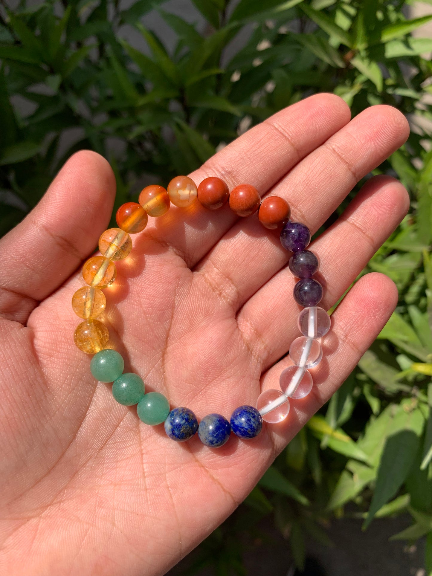 Seven chakra bracelet