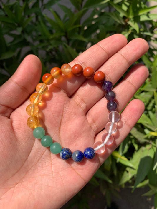 Seven chakra bracelet