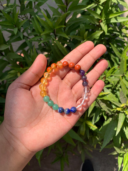 Seven chakra bracelet