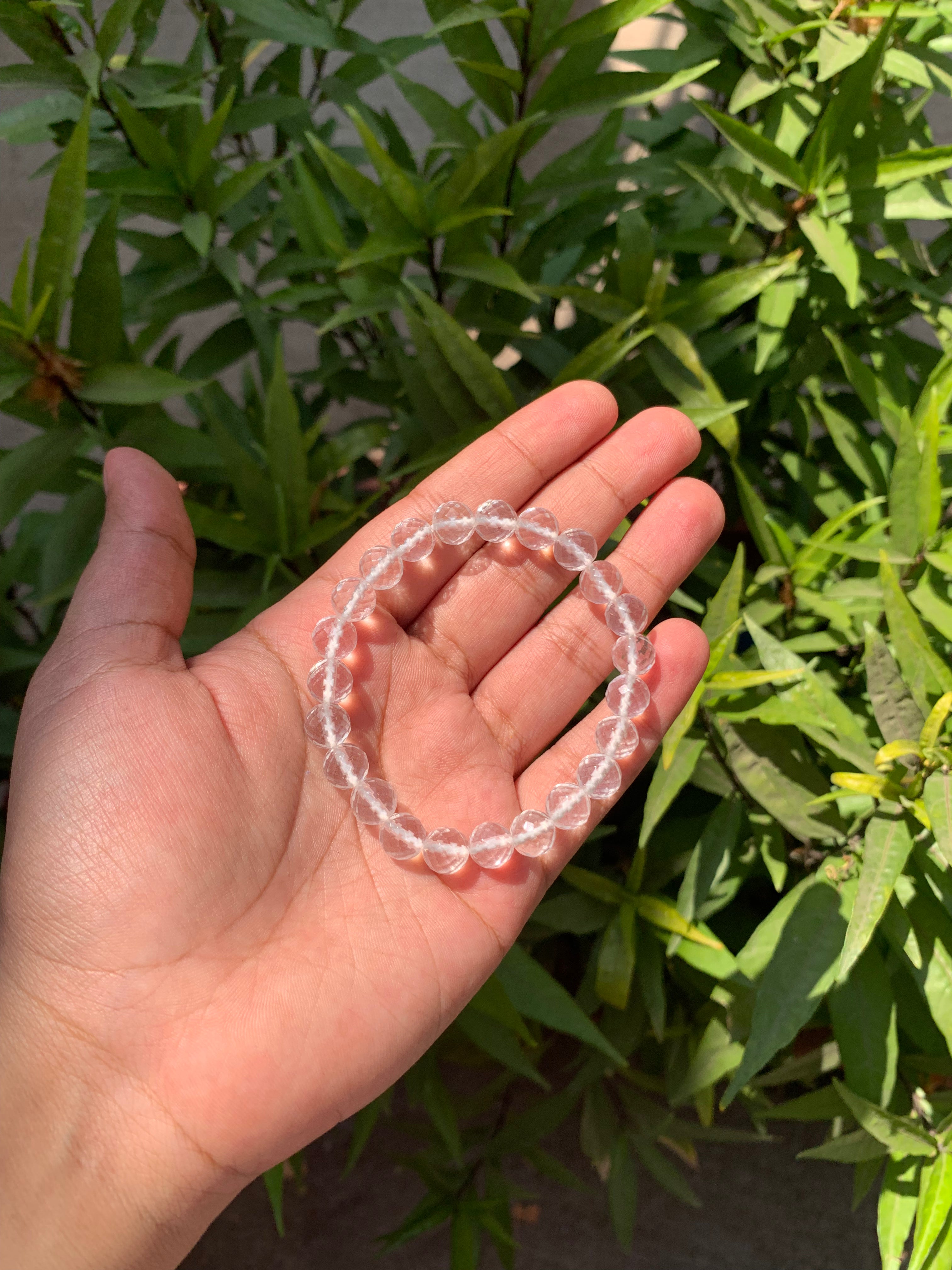 Clear quartz bracelet