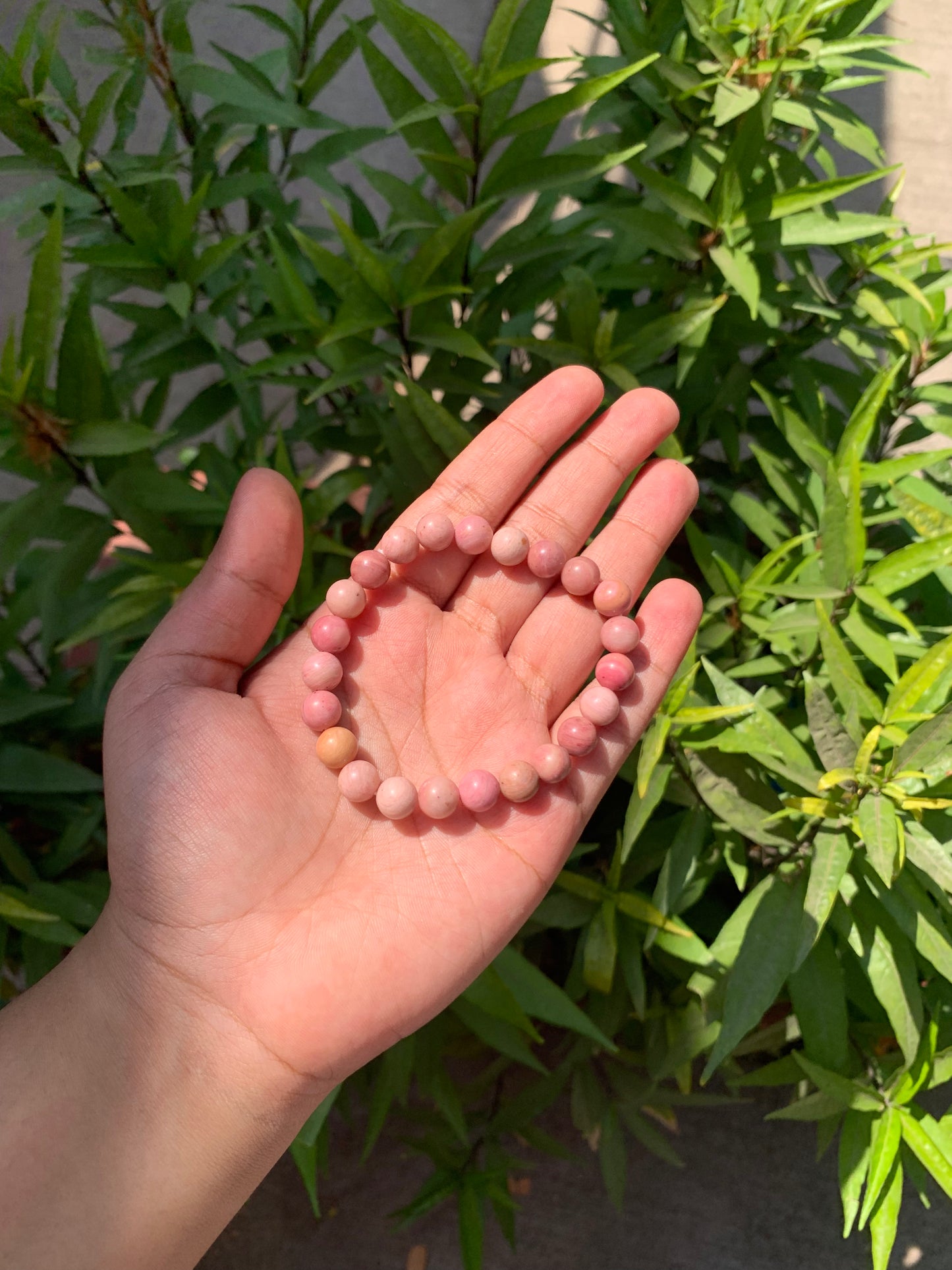 Rhodonite bracelet