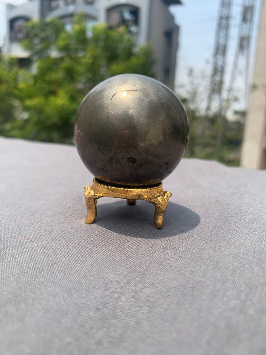 Pyrite Sphere with Stand