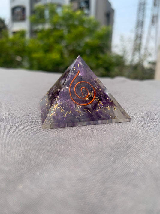Amethyst pyramid