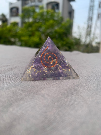 Amethyst pyramid