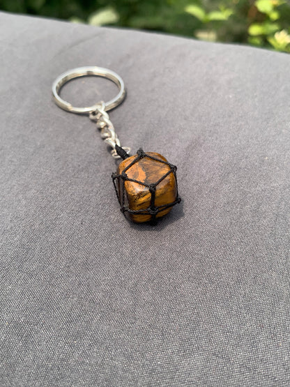 Tiger eye keychain