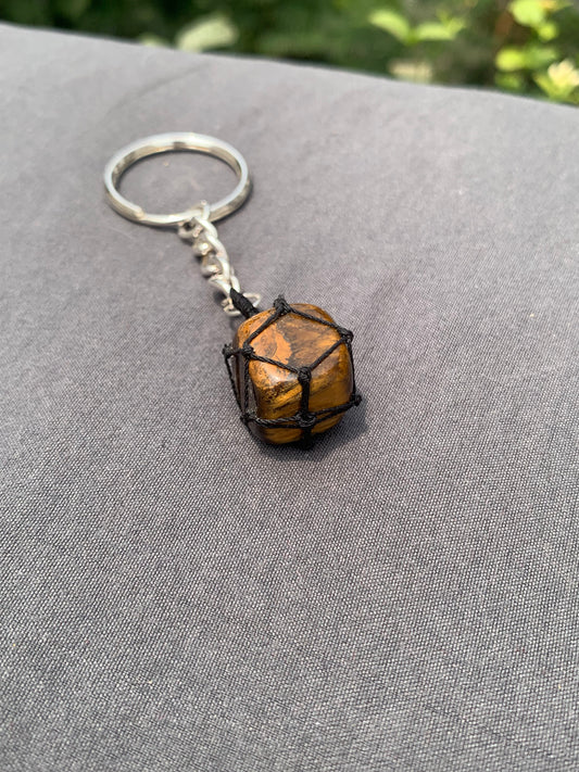 Tiger eye keychain