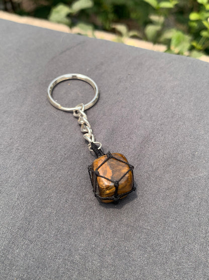 Tiger eye keychain