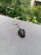 Black turmuline keychain