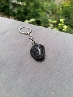 Black turmuline keychain