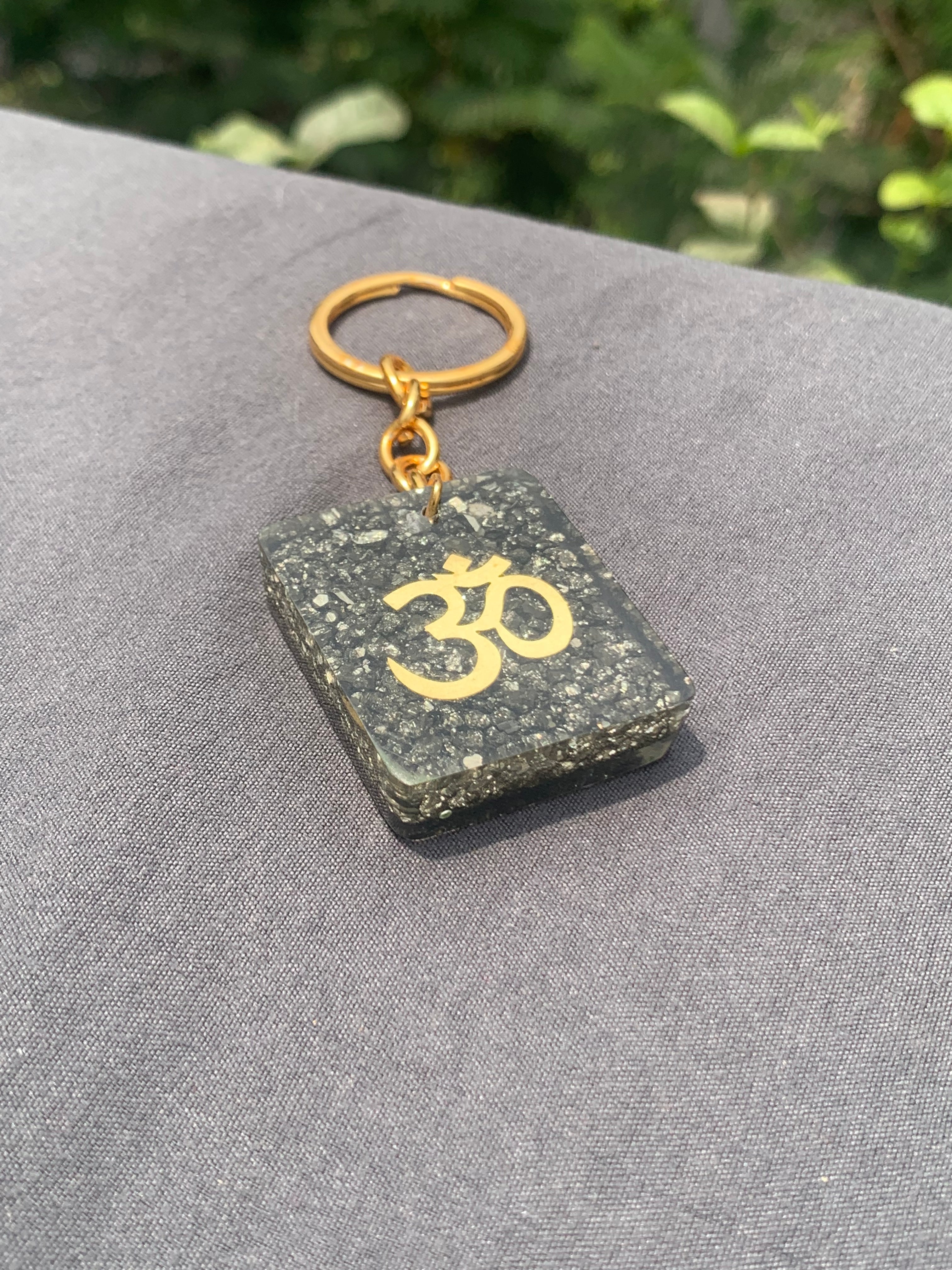 Pyrite with om