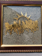 Seven Horses Pyrite Frame Small