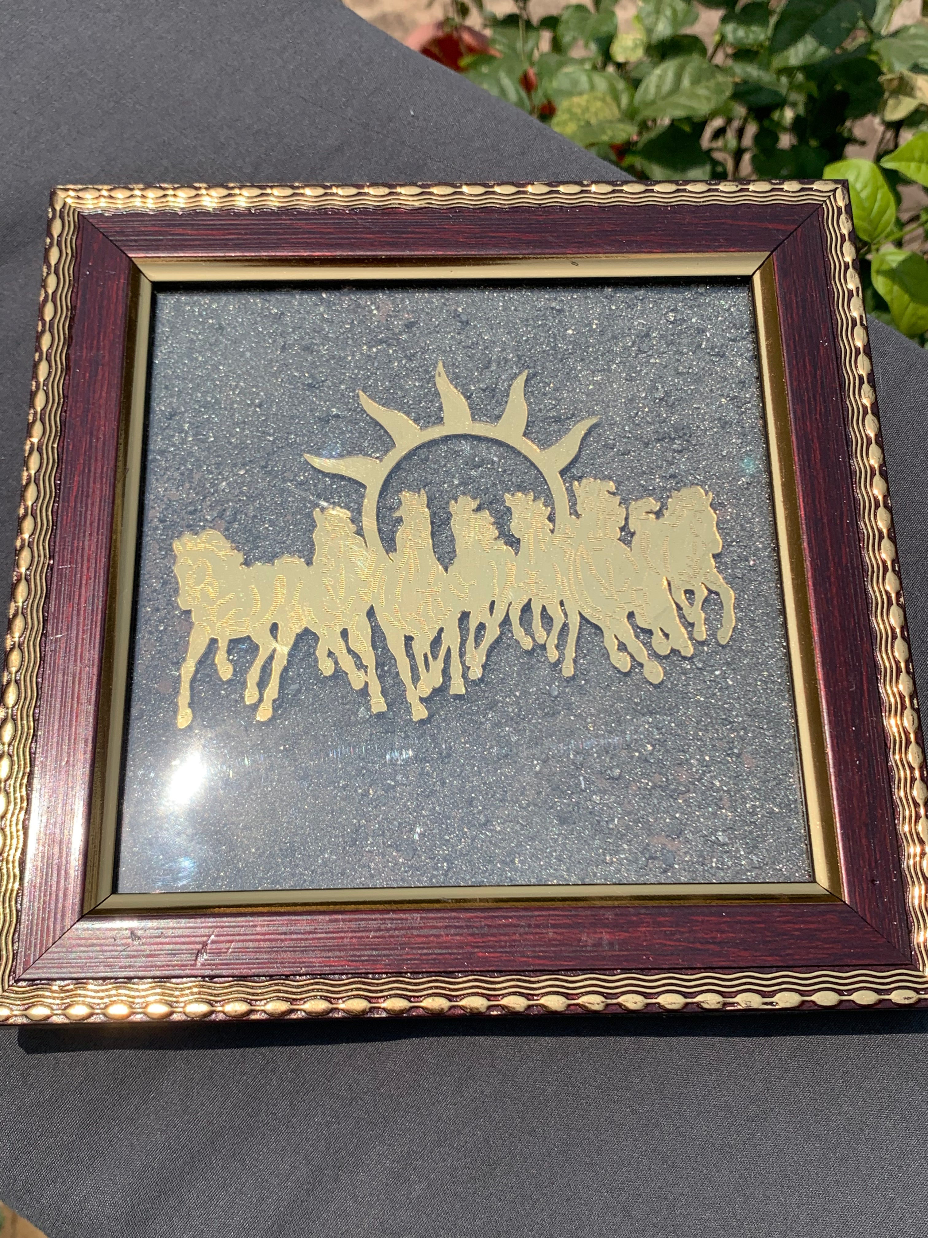 Seven Horses Pyrite Frame Small