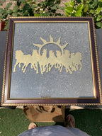 Seven Horses Pyrite Frame Big