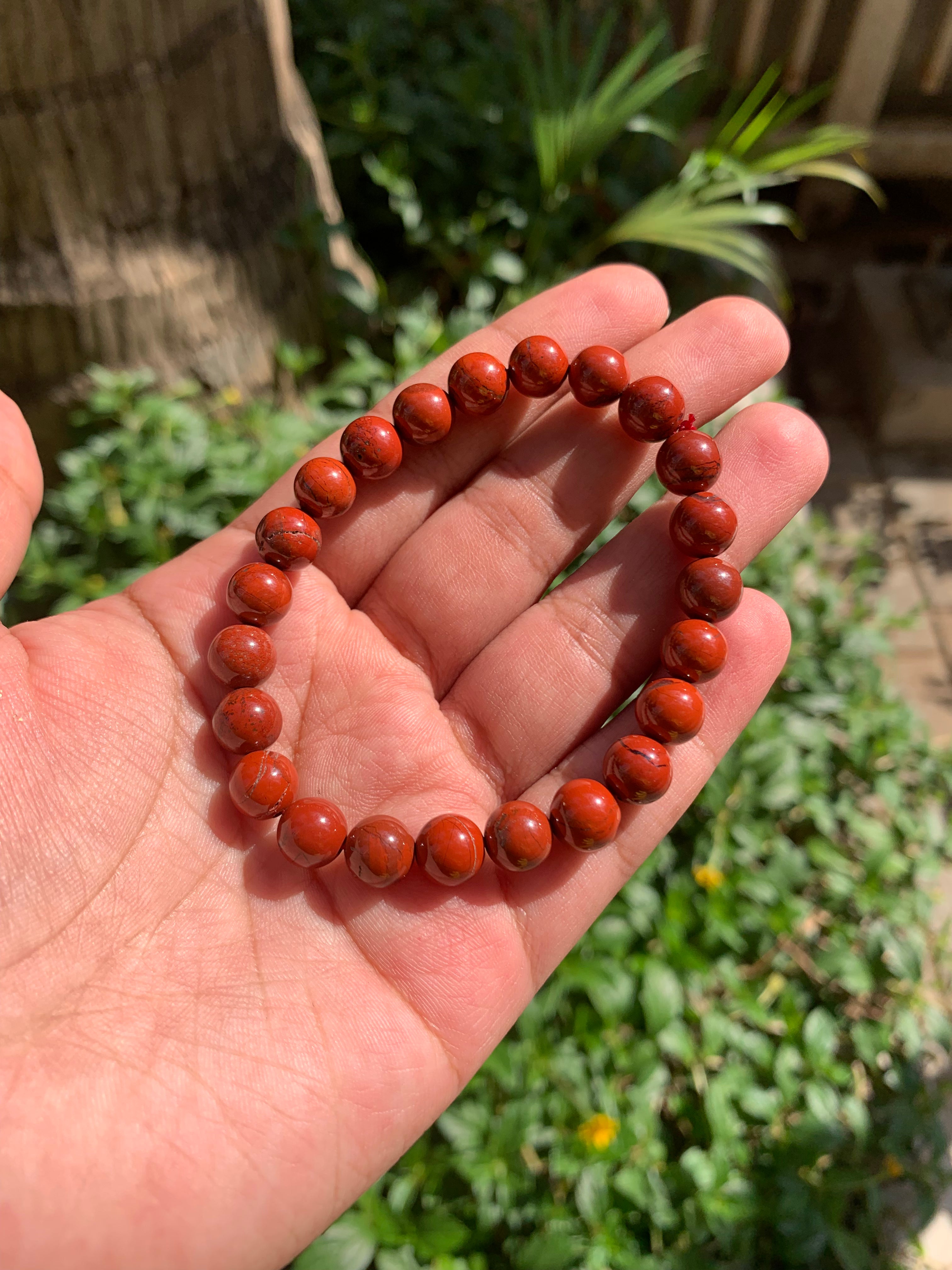 Red jasper bracelet