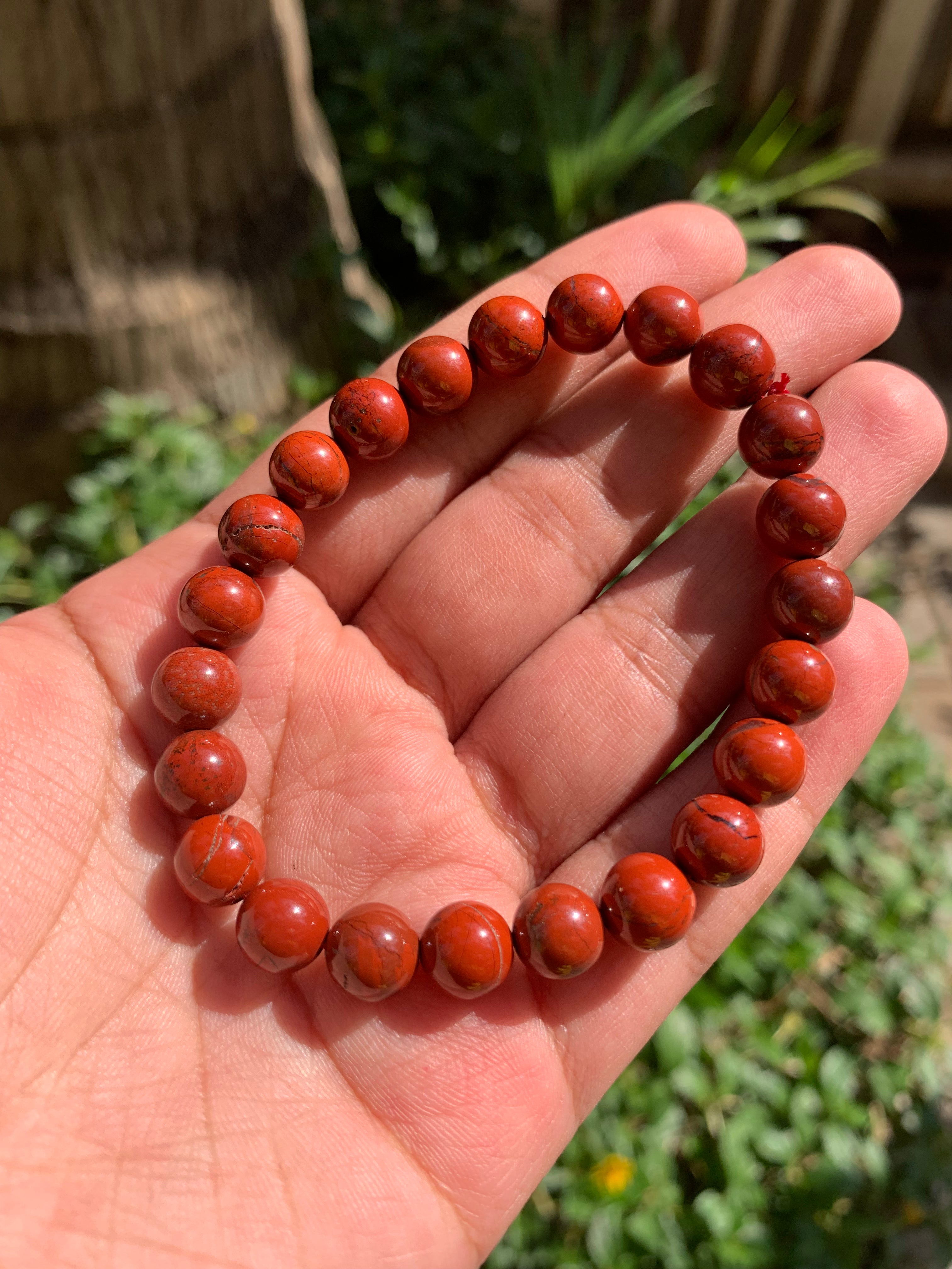 Red jasper bracelet