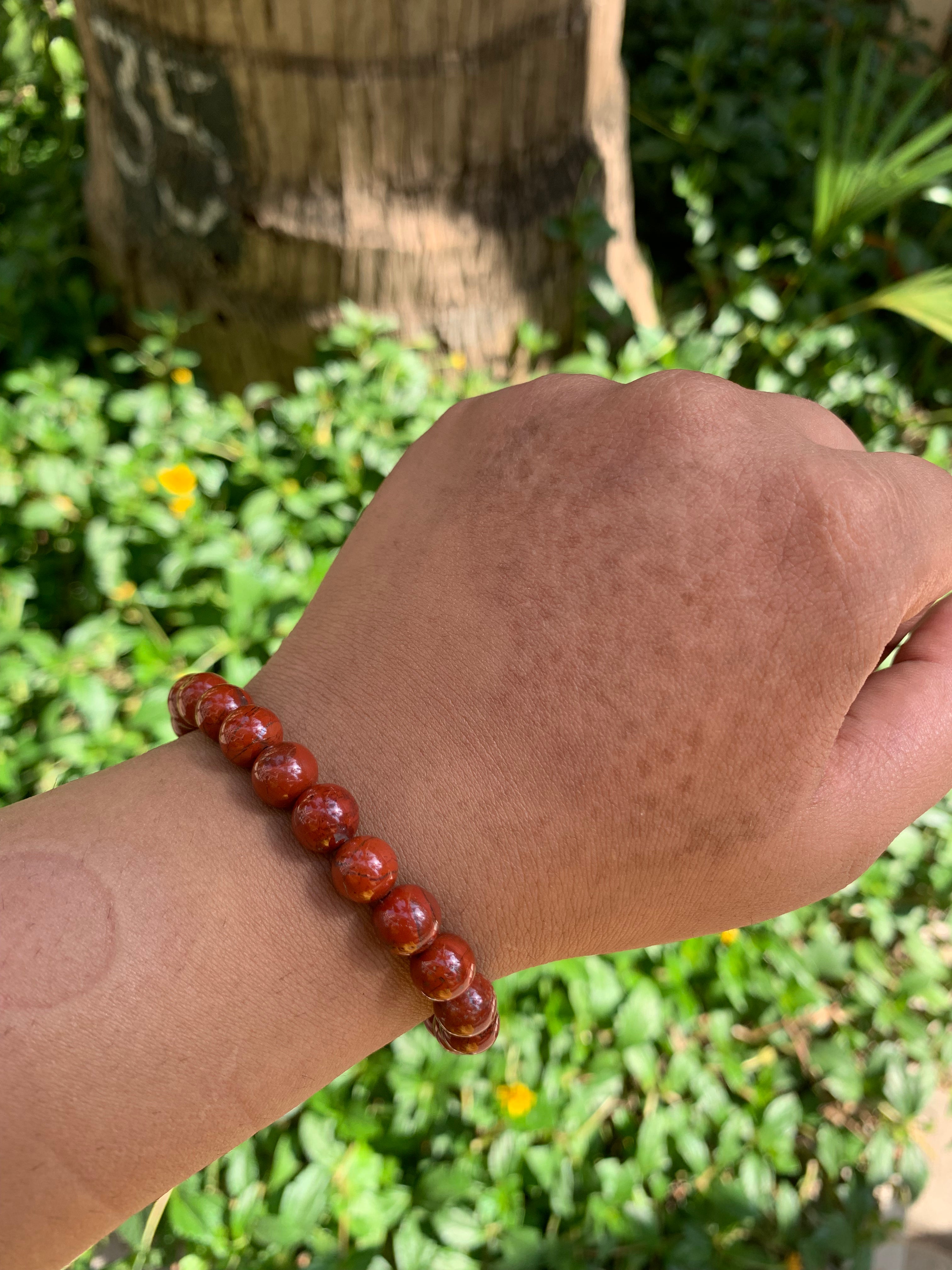 Red jasper bracelet