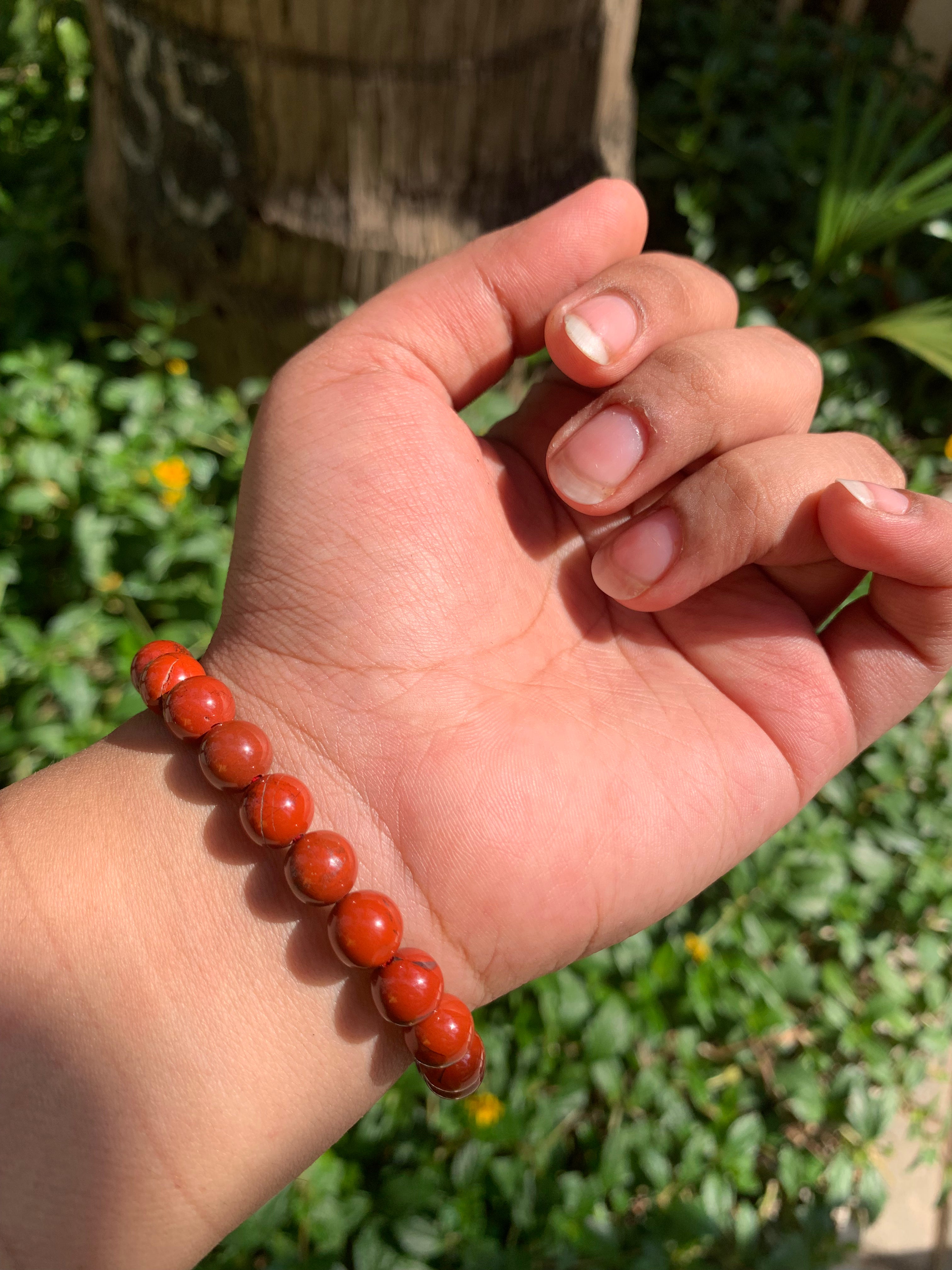 Red jasper bracelet