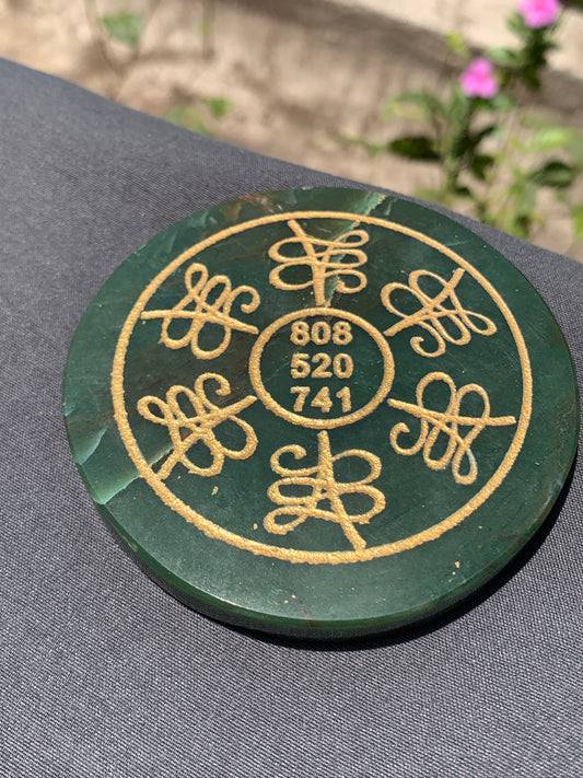 Jade Money Coaster