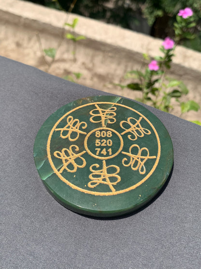Jade Money Coaster