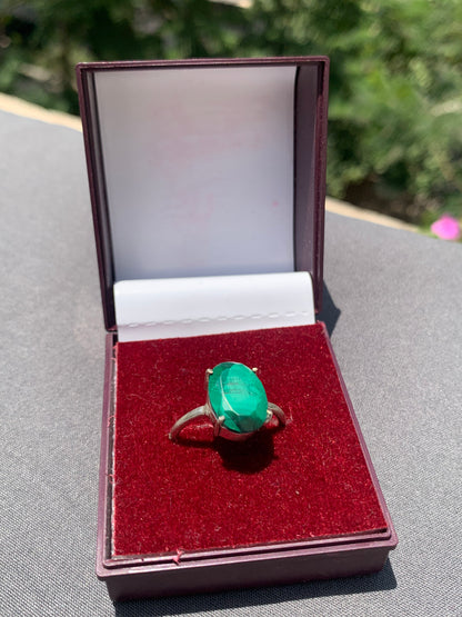 Malachite ring