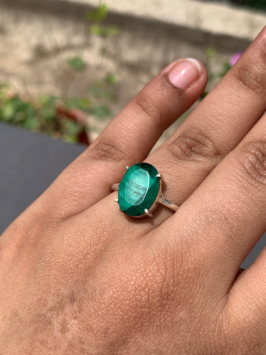 Malachite ring