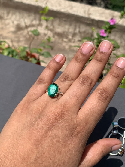 Malachite ring