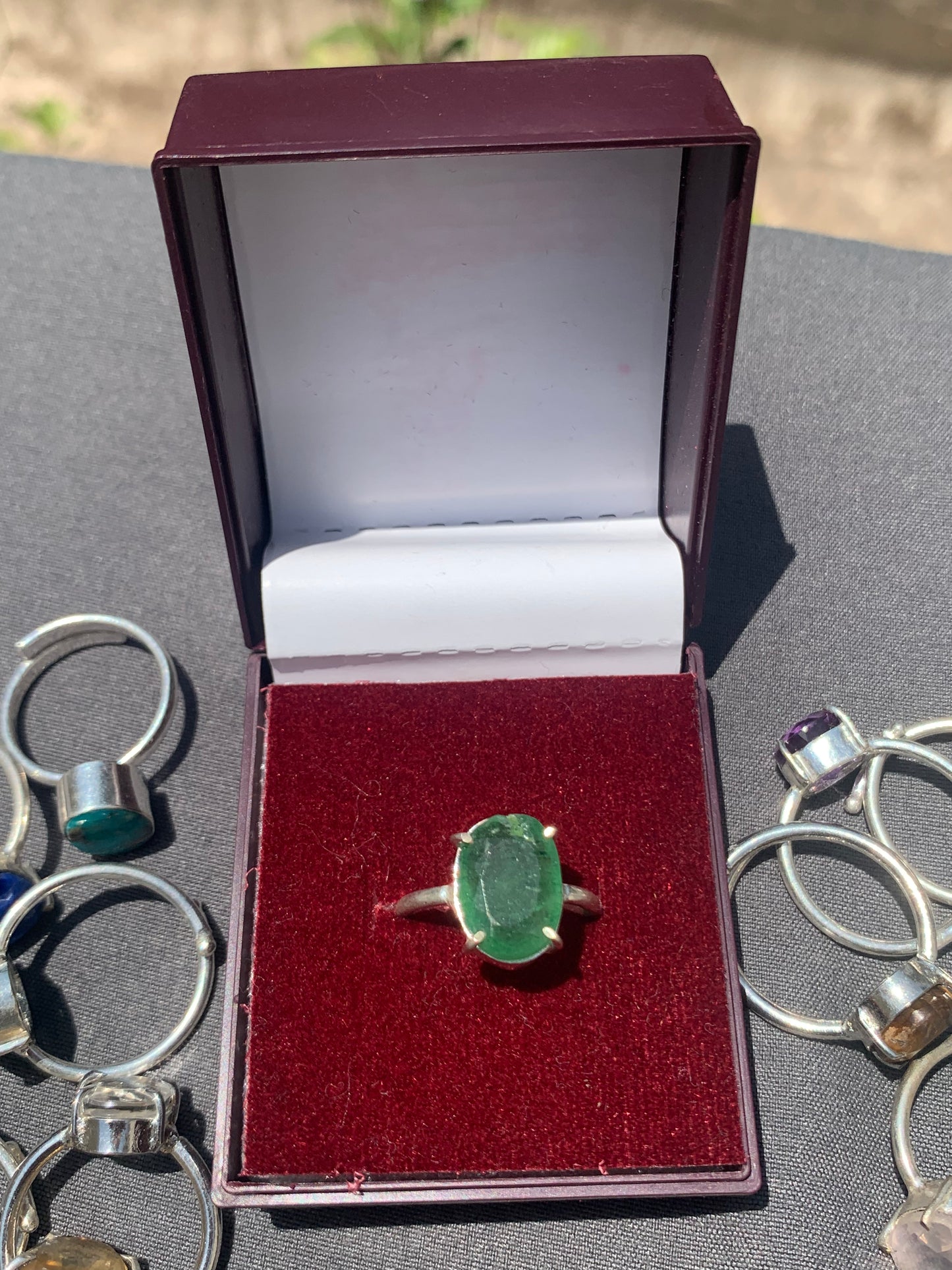 Green Aventurine ring