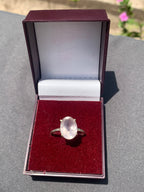 Rose quartz ring