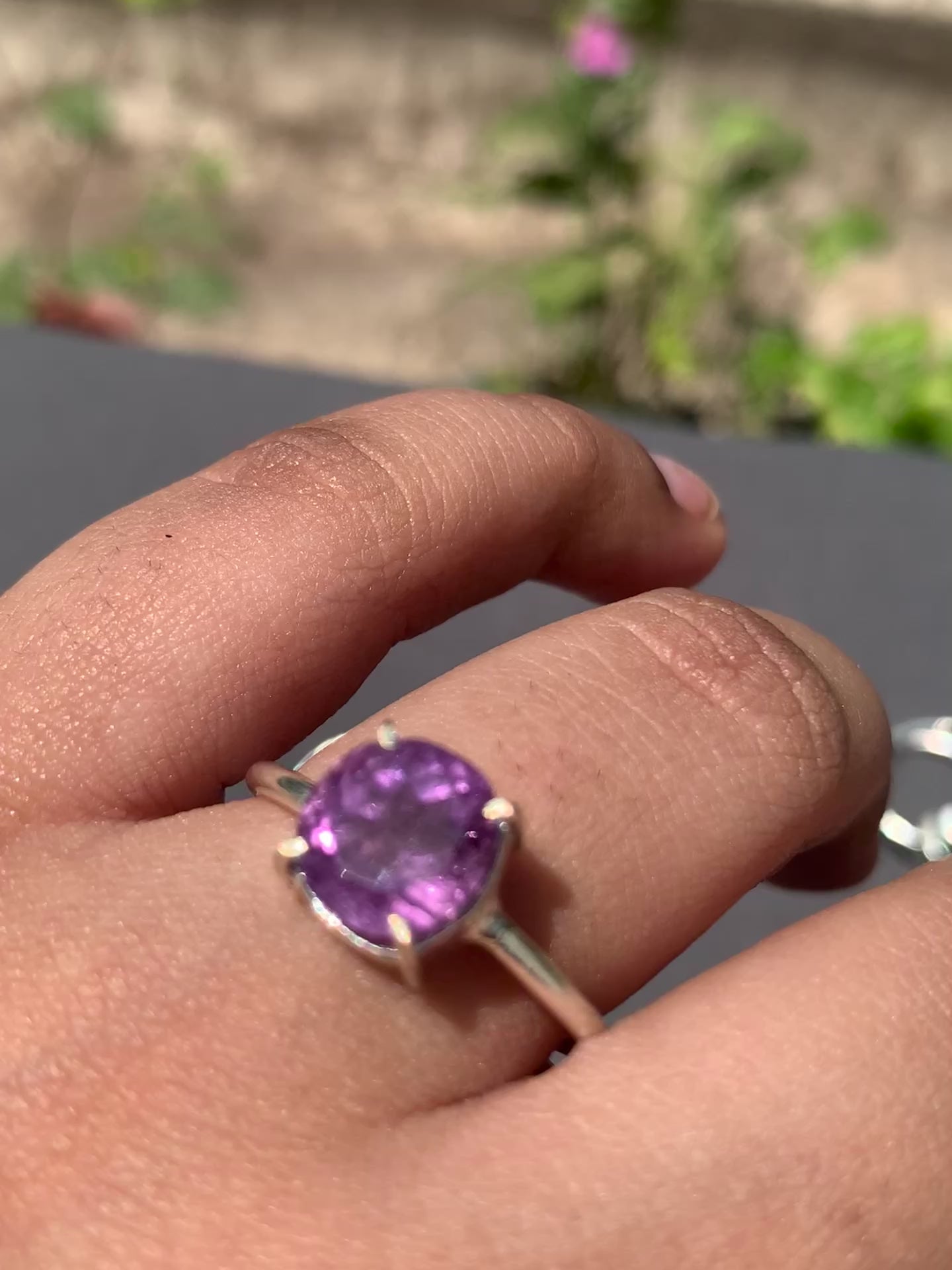 Amethyst ring