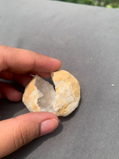 Wish Agate Stone with Selenite Plate