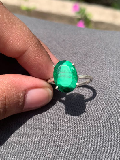 Malachite ring