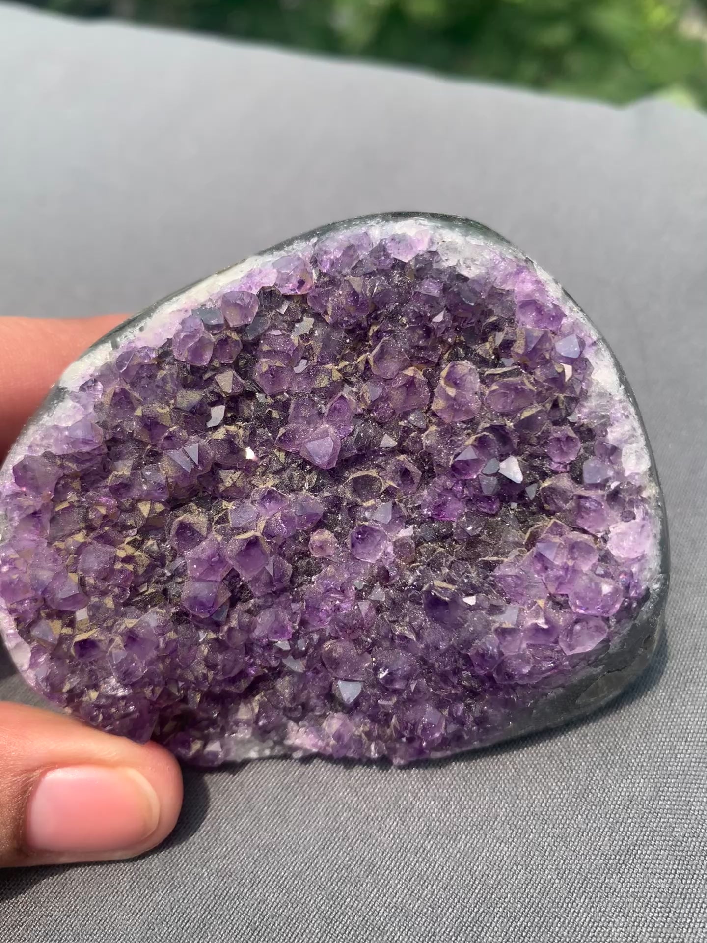 Amethyst geode