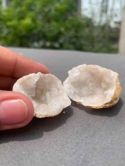 Wish Agate Stone with Selenite Plate