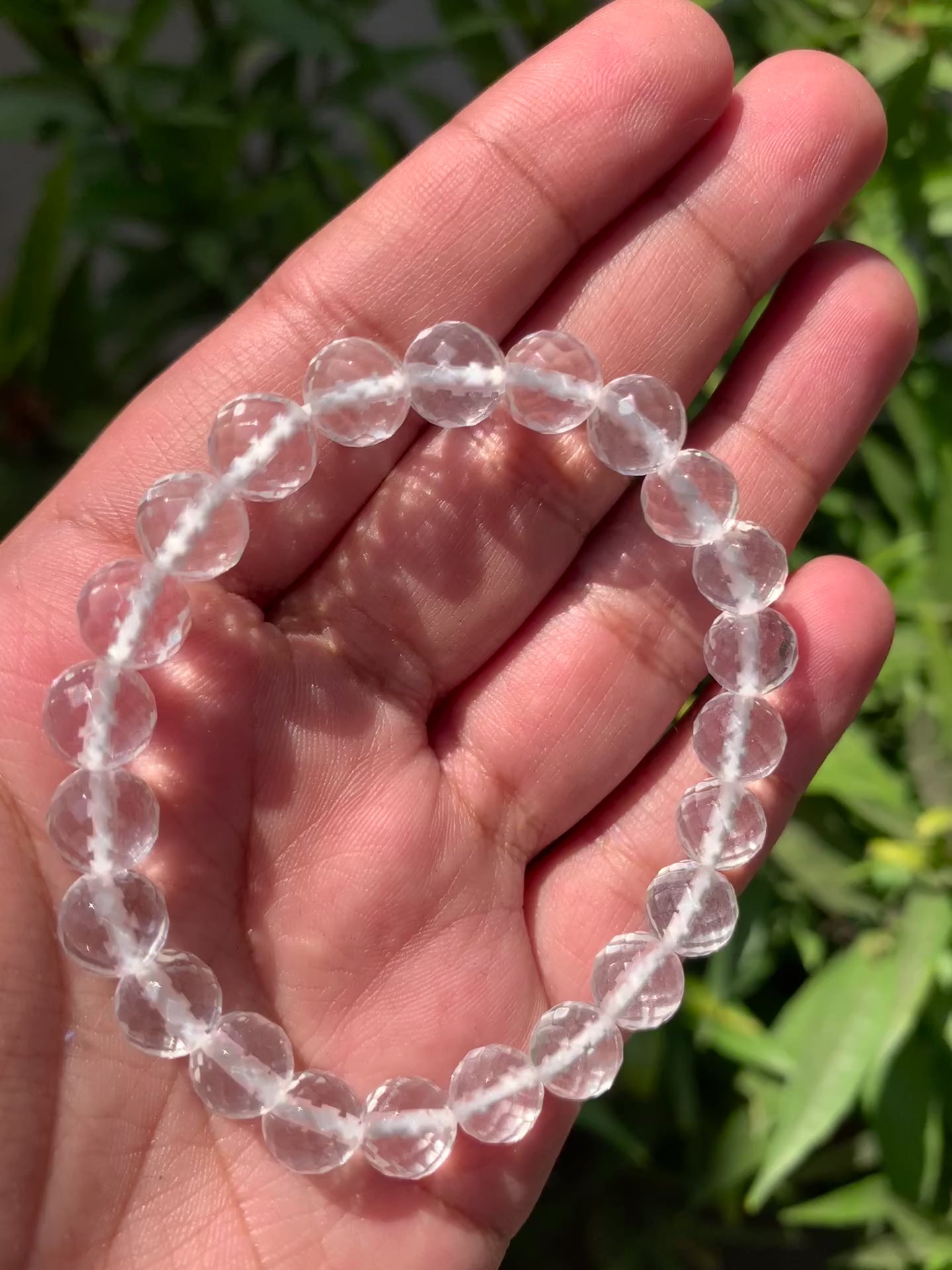 Clear quartz bracelet