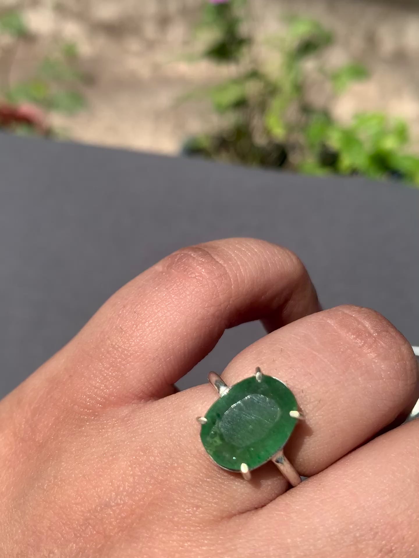Green Aventurine ring